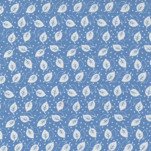 모다 픽쳐 퍼펙트 수입 천원단 면 30수 - 나뭇잎 블루