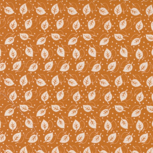 모다 픽쳐 퍼펙트 수입 천원단 면 30수 - 나뭇잎 오렌지